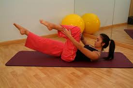Pilates Class Sligo, single leg stretch