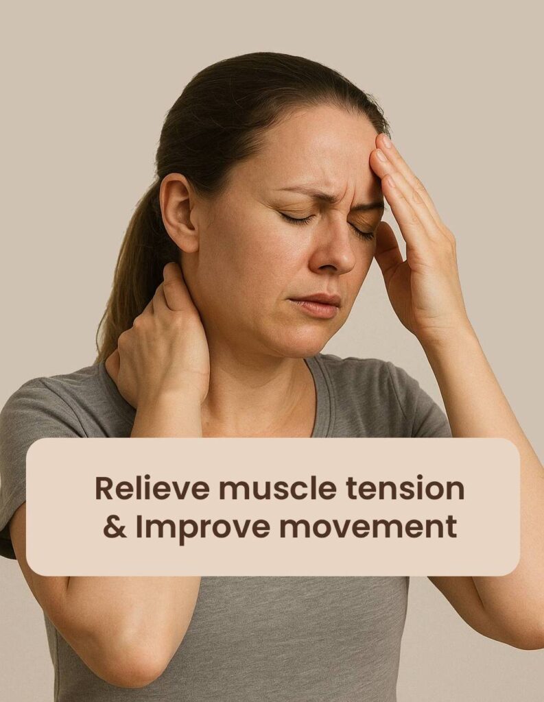Relieve muscle tension & Improve movement