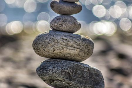 Balance of pebbles